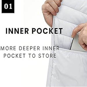 Blouson matelassé en toile chaud et respirant pour homme, style urbain décontracté, collection hiver 2026 – Vente en gros de haute qualité - Product Image 5