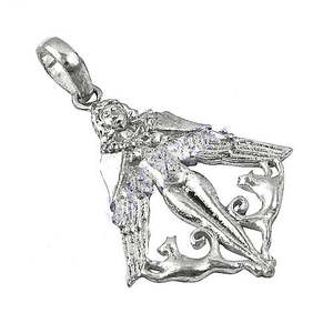 Collier avec pendentif ailes d'ange en argent 925, charme classique pour femmes, à porter tous les jours - Product Image 2