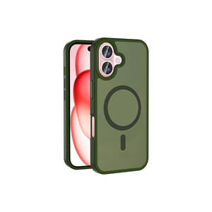 Funda de Silicona Líquida TPU Suave Compatible con Magsafe para iPhone 16 Modelo A53, Acabado Mate, Carga Inalámbrica, Cubierta Trasera - Product Image 1