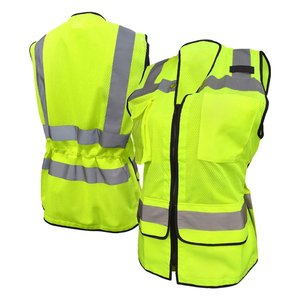 Chaleco de Seguridad Reflectante Informal para Trabajadores de la Construcción, Chaqueta sin Mangas de Alta Visibilidad para Trabajadores con Calidad Premium - Product Image 1