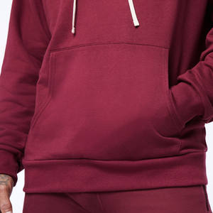 Ensemble de vêtements de sport pour homme, respirant, écologique, uni, décontracté, sweat-shirt en coton, pantalon de survêtement, capuche, grande taille - Product Image 4