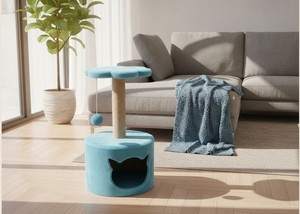 Blue Blossom Petite Cat Retreat con Espíritu Juguetón - Product Image 2