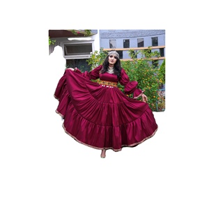 Afghan Kuchi Vestidos Tribal étnico vintage kuchi vestido, Afghan/Pakistán Kuchi fiesta tradicional Multi colores Vestidos - Product Image 1