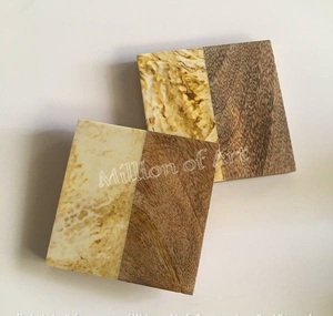 แผ่นรองถ้วยชาสไตล์คลาสสิกแบบยังไม่เสร็จแผ่นรองจานธรรมดาที่ชาร์มาร์ตหินอ่อนมะกอก - Product Image 4