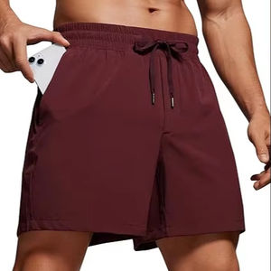 Pantalones cortos de calle de alta calidad para hombre, tela elástica cómoda con cintura ajustable, ecológicos para uso diario - Product Image 1