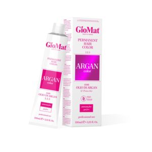Crema de Coloración Permanente para el Cabello con Aceite de Argán, Fórmula Italiana GioMat, para Salón Profesional - Product Image 1