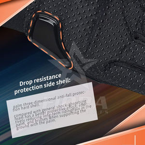 Guantes de Motociclismo FIQRA SPORTS Unisex de Cuero Genuino, Transpirables, con Protección UV, Antideslizantes, Cierre de Cordones, Dedos Completos - Product Image 6