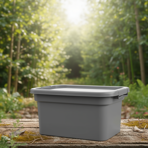 Plastic <b>Storage</b> <b>Box</b> ProfiPlus L160xW102xH75mm Grey <b>Stackable</b> by ALLIT - Product Image 3