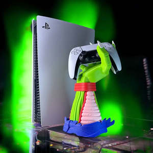 แท่นวางคอนโทรลเลอร์พลาสติกบาง สำหรับ PS5 สำหรับ XBOX สำหรับ SWITCH 2 วิดีโอเกม ใช้งานร่วมกันได้ สภาพใหม่ บรรจุกล่อง - Product Image 2