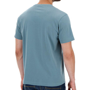T-shirt 100% coton biologique pour hommes, coupe ample, imprimé personnalisé pour polos avec logo brodé pour l'impression numérique d'été - Product Image 2