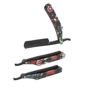 Couteau de rasage droit, rasoir manuel pliant en acier pour barbier, outils d'épilation - Product Image 3