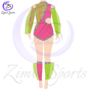Uniformes de Majorette Hechos a Medida de Zimvi Sports, Ligeros y Fáciles de Usar, para Desfiles Escolares y Deportivos, al por Mayor - Product Image 3