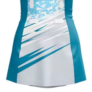 เครื่องแบบเน็ตบอลสีแบบกำหนดเองชุดทีมโพลีเอสเตอร์100% - Product Image 4