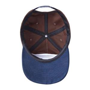 Gorra de recuerdo 732, lona cepillada de algodón de 5 paneles, tributo a Montauk Highway, borde de gamuza, ajuste ajustable - Product Image 5