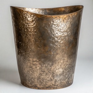 Cubo de basura AluToss, cubo de basura de Metal en relieve para el hogar, oficina, cocina, restaurante, baño, para gestión de basura de papel de desecho - Product Image 4