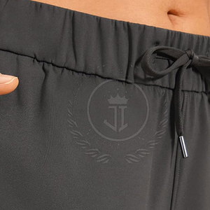 Comfortable Breathable Eco-Friendly Quick Dry Casual Wear High <b>Waist</b> Lightweight Polyester/Cotton Women Shorts - Product Image 5