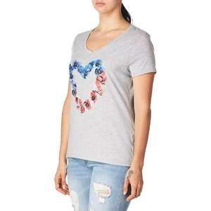 T-shirt femme respirant nouveau T-shirt femme 100% coton solide casual col rond manches courtes imprimé Logo T-shirt femme - Product Image 2