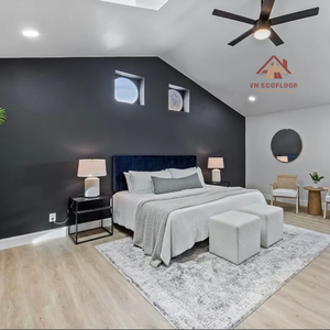 ง่ายพอดีไม่ลื่นสีมั่นคง unilin ล็อคพื้น6.5มม. SPC, มั่นคงภายใต้ความร้อนสำหรับการตกแต่งภายในสำนักงานทำในเวียดนาม - Product Image 2