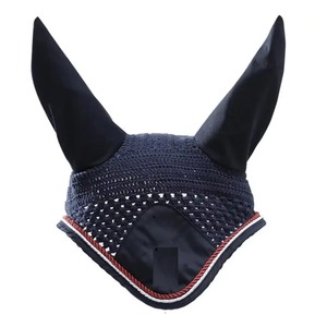 New Design Horse Fly Mask with Ears UV Protection Fly Mask Comfortable Breathable Elasticity Fly Mask with Big Mesh Eye Covers - Product Image 1