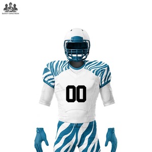 Uniformes de Fútbol Americano al por Mayor |   Conjunto de Uniforme de Fútbol Personalizado, Transpirable, Tallas Grandes |   Manga Corta |   Fuente de Fábrica OEM - Product Image 6