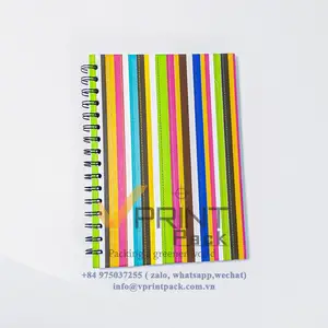 Caderno espiral, nenhum assunto/conteúdo oem, papel amplo, 5-1/2 "x 10-1/2", folhas opcionais por notebook, cor