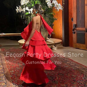 Customized Satin Evening Dresses Natural <b>Vintage</b> Formal Occasions XS Size Straight A-Line <b>Ball</b> <b>Gown</b> Empire Party Floor-Length - Product Image 6
