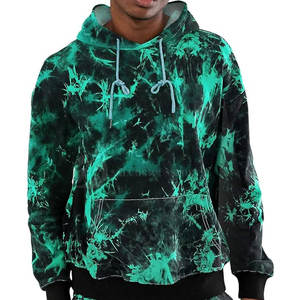 Sweats à capuche Tie Dye pour hommes de haute qualité avec manches longues Vente en gros de vêtements imprimés en polaire - Product Image 2