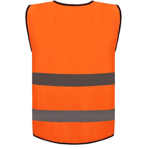 Gilet de sécurité ANSI Classe 2 imperméable avec bandes réfléchissantes, éclairage LED, léger et fermeture éclair sur le devant pour le travail en extérieur - Product Image 2