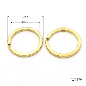 Llavero de latón macizo de 25mm y 1 pulgada con abertura plana, llavero de cobre de langosta de lujo, resistente al agua - Product Image 2