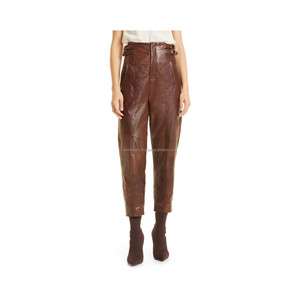 Nouveau produit en gros : Leggings taille haute extensibles et brillants 100 % lin, imperméables et coupe-vent, pour femmes grandes tailles - Product Image 4