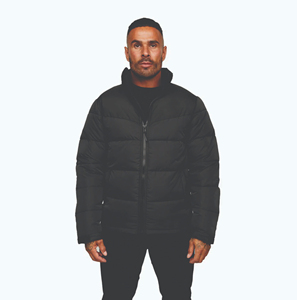 Chaqueta acolchada de gran tamaño para hombre, 13 colores, gruesa, cálida, para invierno, con cuello levantado, logotipo personalizado, ropa de burbujas, chaquetas acolchadas cómodas - Product Image 1