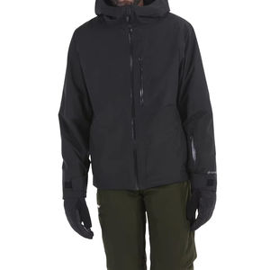 Veste d'hiver matelassée épaisse et chaude pour homme, à capuche, pour l'extérieur, résistante au froid, durable, résistante à la neige, motif sur le devant - Product Image 1