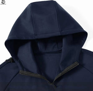 Conjuntos de chándal para hombre, sudaderas gruesas deportivas de lana, chándal informal de invierno de marca, sudadera para hombre, pantalones, chándal cálido de invierno - Product Image 2