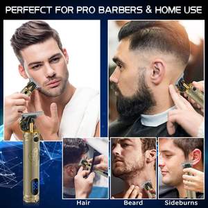 Afeitadoras Profesionales Inalámbricas Recargables para Barba, Cortapelos Silenciosos para Salón, para Hombres, Corte Preciso, Uso Profesional - Product Image 5