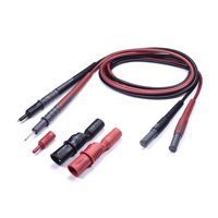 Thickened High Temperature Resistant Red and Black Multimeter Pen Universal High Quality Silicone Wire 10a Steel Needle