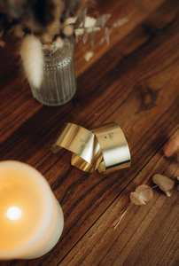 Ronds de serviette, ronds de serviette en rotin, ronds de serviette en osier, décor de table - Product Image 6