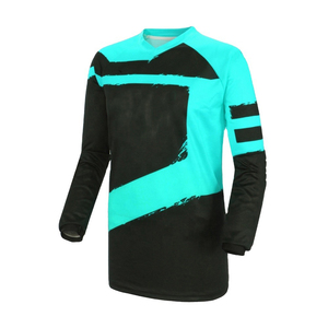 Long Sleeve Motocross Cycling Jersey Breathable Quick Dry Sublimation MX Bike Wear 100% Polyester Summer Racing for Adults - Product Image 4