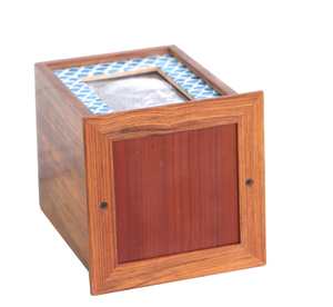 กล่องโกลนรูปไม้สําหรับการเผาศพของผู้ใหญ่สําหรับโกลนทําด้วยมือตกแต่งชายและหญิง - Product Image 4