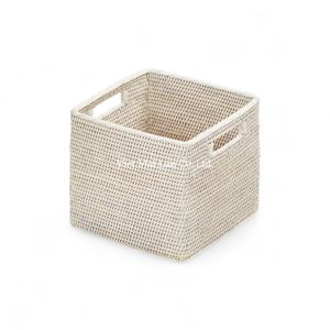 Cesta de Almacenamiento de Ratán Hecha con Fibra Natural, Estructura Tejida Suave, Diseño Multifuncional, Dimensiones Personalizables, Peso Ligero para un Uso Sencillo - Product Image 3