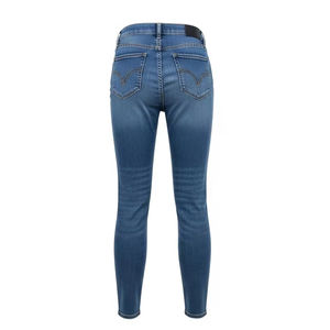 Washed Denim Polyester Cotton Womens Jeans Soft Stretch High Waist Skinny Fit Fashion Pants Casual Streetwear for Ladies - Product Image 4