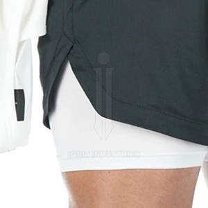 Pantalones cortos de gimnasio para hombre hechos a medida, pantalones cortos de gimnasio de nuevo diseño, pantalones cortos de gimnasio de poliéster Spandex para hombre - Product Image 6