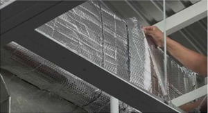 Aluminum foil Air <b>bubble</b> <b>insulation</b> Procool A2 Double 1.55m x 30m 4-layer structure for industrial and residential roofing - Product Image 5