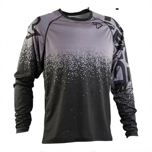 Deportes de carretera Verano Descenso al aire libre Manga larga Sudor Secado rápido Motocross Descenso Bicicleta de montaña Camisa de ciclismo para hombres - Product Image 1