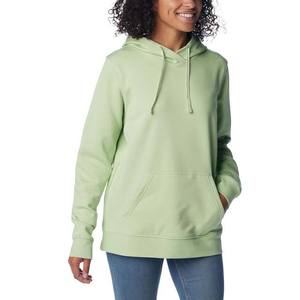 Sweats à capuche pour femmes surdimensionnés 100% coton pull à capuche Logo personnalisé sweat à capuche court respirant grande taille sweat lavé techniques - Product Image 6