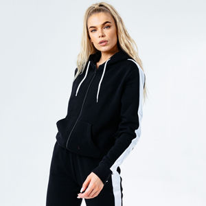 Vêtements de sport d'hiver de haute qualité pour femmes grande taille séchage rapide imprimé course à capuche survêtement respirant mode 100% coton - Product Image 3