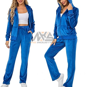 Conjunto Deportivo Informal de Dos Piezas para Mujer, 100% Algodón Antiestático con Logotipo Personalizado para la Temporada de Invierno - Product Image 5