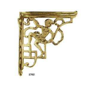 Venta caliente soportes decorativos dorados para estanterías de alta resistencia Vintage Hardware para el hogar cocina baño Decoración - Product Image 4