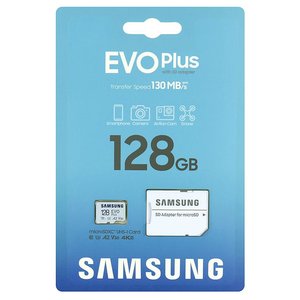 Samsung MB-MC128KA EVO Plus de tarjeta microSD a tarjeta SD de 128GB - Product Image 2