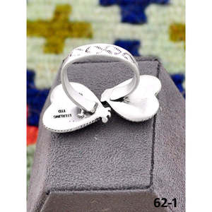 Bague artisanale en argent sterling et pierre précieuse noire du sud-ouest avec sertissage clos en pierre naturelle pour usage quotidien - Product Image 3