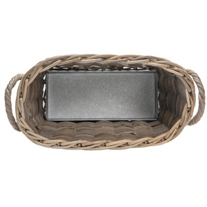 Cesta de Almacenamiento Alta de Mimbre Artex Green Earth, Hecha a Mano, Ecológica, Diseño Circular Moderno, Multifuncional - Product Image 4